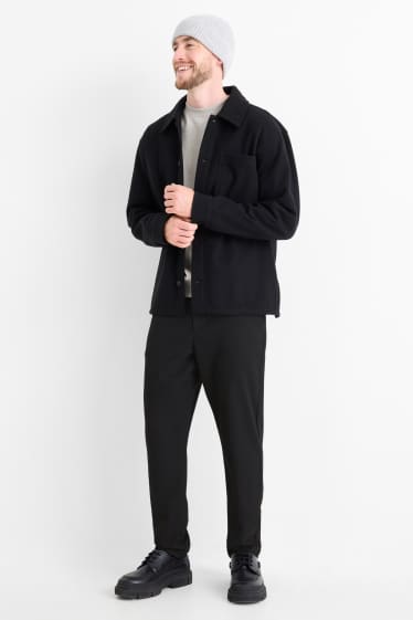 Bărbați - Chino - tapered fit - negru
