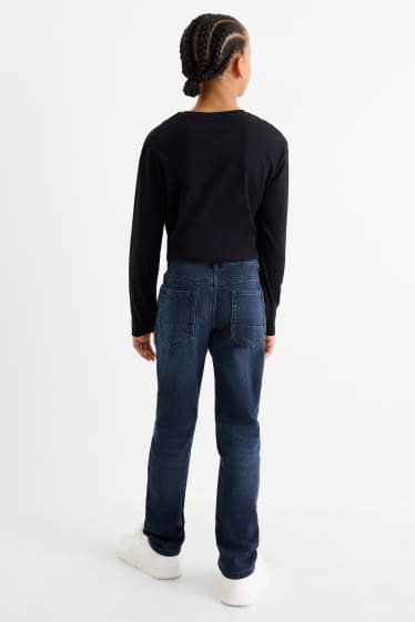 Copii - Băieți - Slim jeans - jeans termoizolanți - LYCRA® - denim-albastru închis