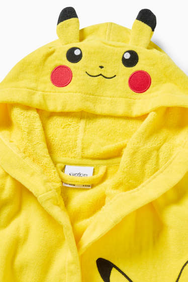 Copii - Băieți - Pokémon - Pikachu - halat de baie cu glugă - galben
