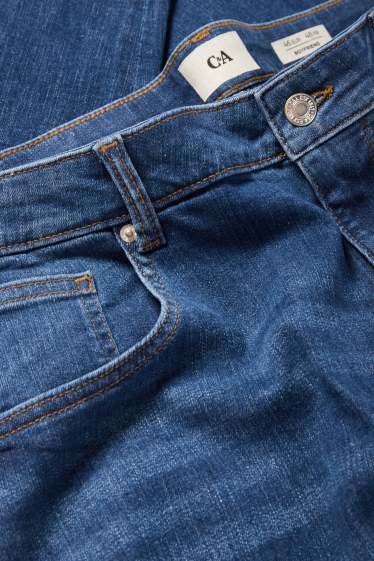 Femei - Boyfriend jeans - talie medie - denim-albastru