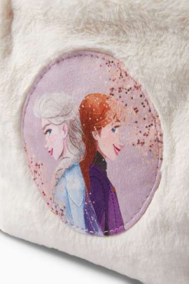 Copii - Fete - Frozen - geantă de umăr din blană artificială - alb