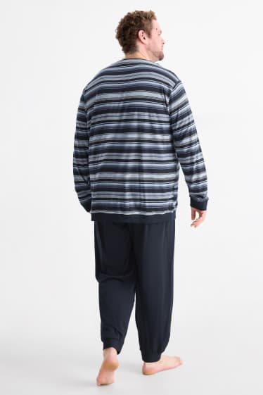 Bărbați - Pijama - albastru închis