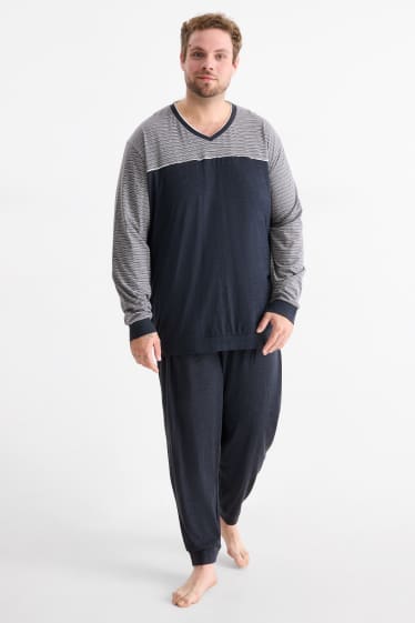 Bărbați - Pijama - albastru închis