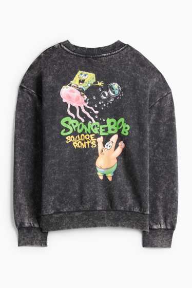 Copii - Băieți - SpongeBob Pantaloni Pătrați - bluză de molton - gri închis