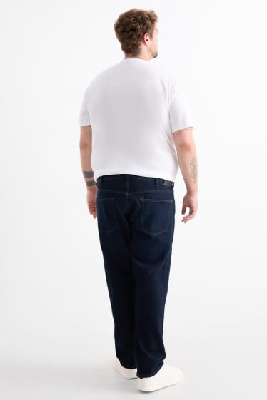 Bărbați - Regular jeans - jeans termoizolanți - LYCRA® - denim-albastru închis