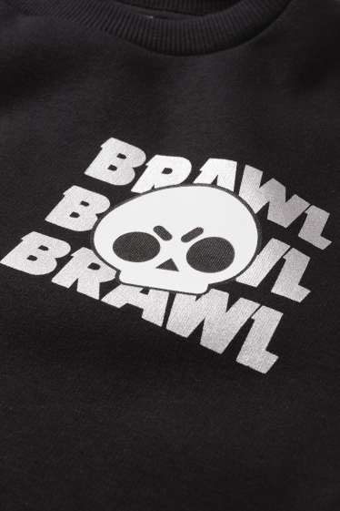 Copii - Băieți - Brawl Stars - bluză de molton - negru