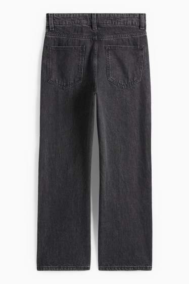 Copii - Băieți - Relaxed jeans - betelie extra îngustă - denim-gri închis