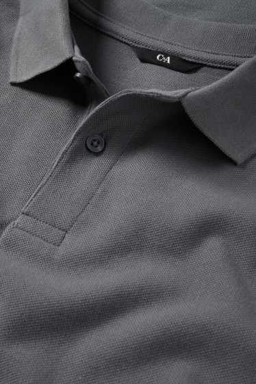 Bărbați - Tricou polo - regular fit - gri