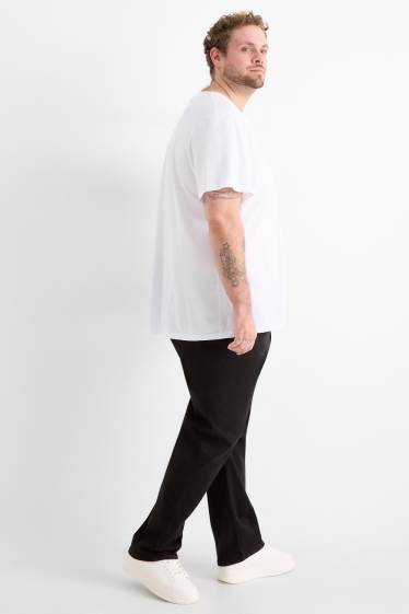 Bărbați - Pantaloni termoizolanți - regular fit - negru