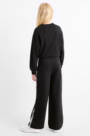 Copii - Fete - Pantaloni de trening - negru