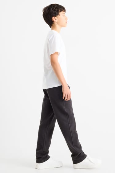 Copii - Băieți - Pantaloni de trening - structurați - negru