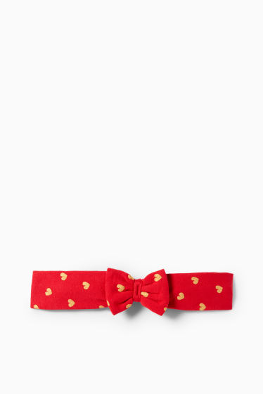 Bebeluși - fete - Minnie Mouse - compleu bebeluși cu motive de Crăciun - 3 piese - alb / roșu