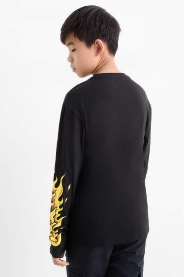 Copii - Băieți - Fortnite - tricou cu mânecă lungă - negru
