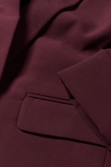 Femei - Blazer office - regular fit - bordo