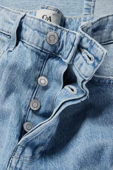 Femei - Boyfriend jeans - talie medie - LYCRA® - denim-albastru