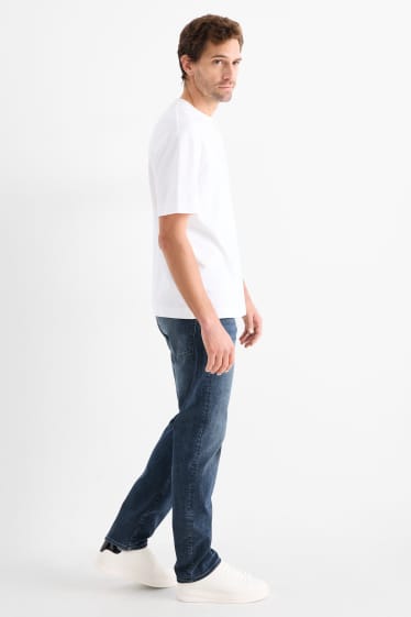 Bărbați - Straight jeans - LYCRA® - denim-albastru închis