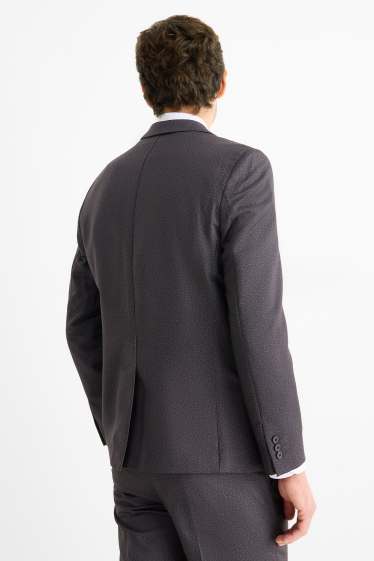 Bărbați - Sacou modular - slim fit - Flex - gri închis
