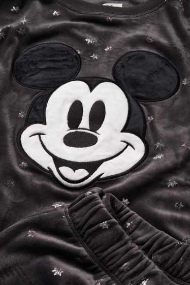 Dona - Pijama d’hivern - estampat - Mickey Mouse - gris