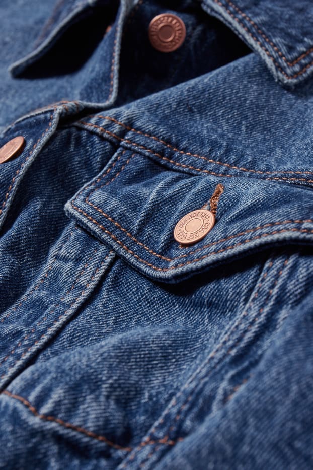 Femei - Jachetă din denim - LYCRA® - denim-albastru