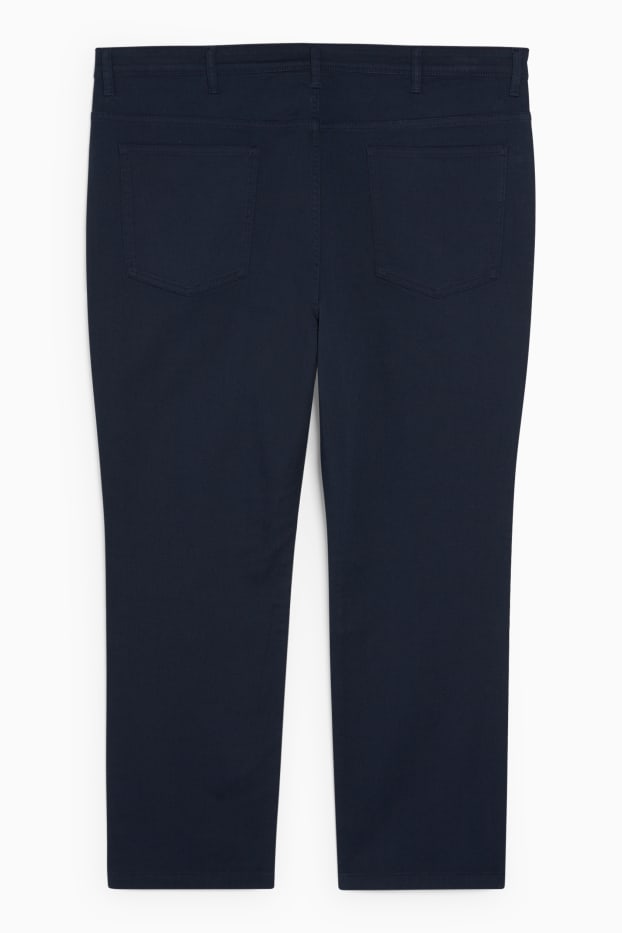 Bărbați - Pantaloni - regular fit - albastru închis