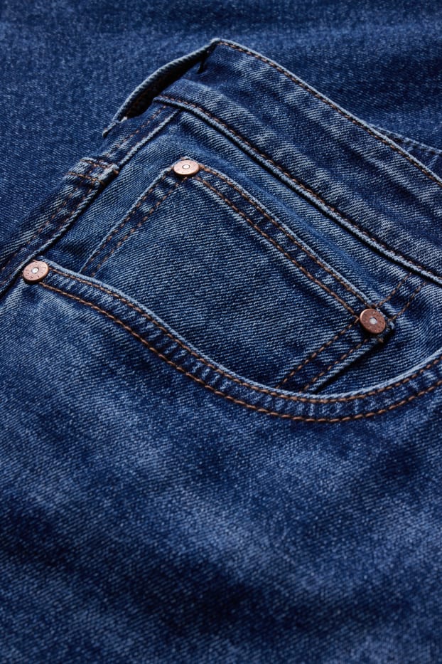 Bărbați - Straight jeans - LYCRA® - denim-albastru
