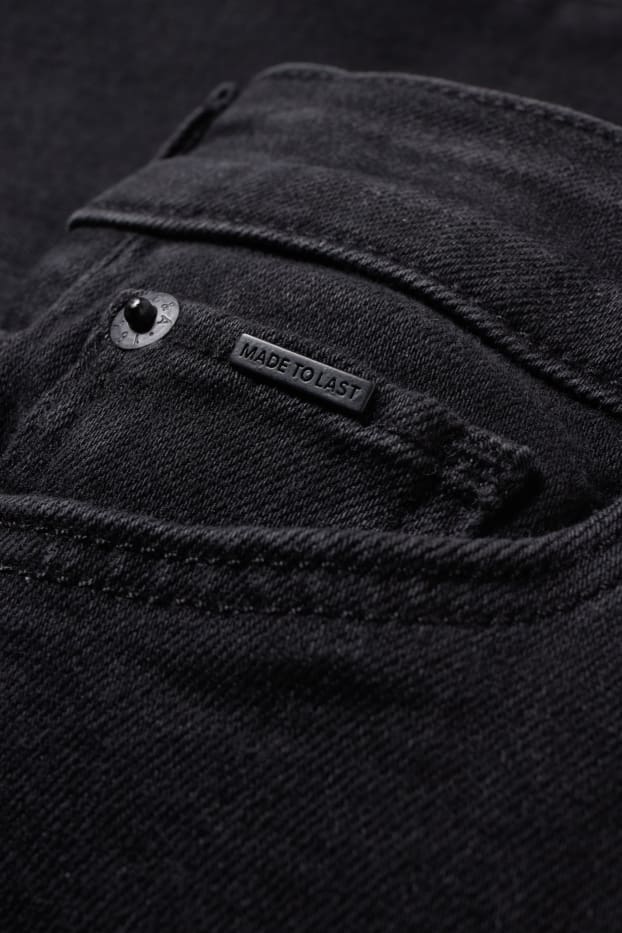 Femei - Skinny jeans - talie înaltă - LYCRA® - denim-gri