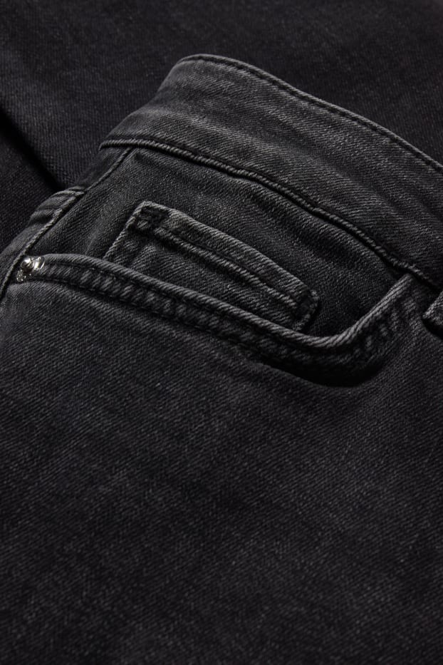 Femei - Slim jeans - talie înaltă - LYCRA® - denim-gri închis