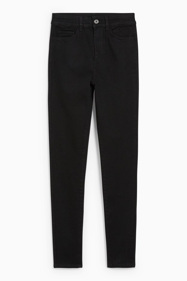 Femei - Jegging jeans - talie înaltă - negru