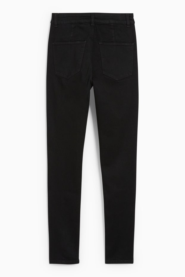 Femei - Jegging jeans - talie înaltă - negru