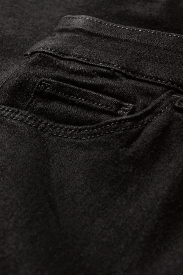 Femei - Jegging jeans - talie înaltă - negru