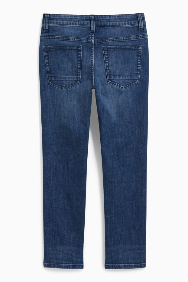 Copii - Băieți - Slim jeans - LYCRA® - denim-albastru închis