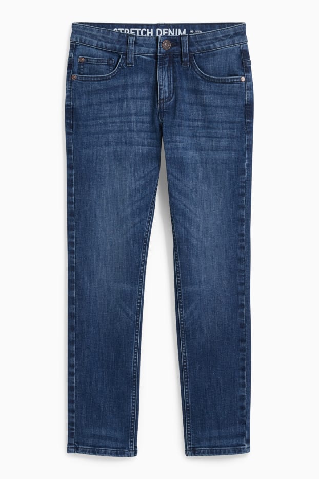 Copii - Băieți - Slim jeans - LYCRA® - denim-albastru închis