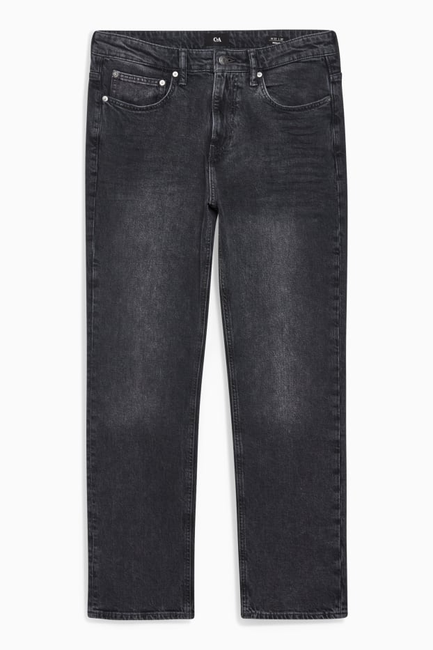 Bărbați - Regular jeans - LYCRA® - denim-gri închis