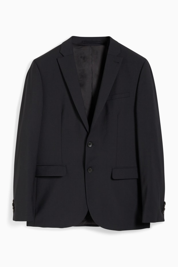 Bărbați - Sacou modular - slim fit - Flex - LYCRA® - negru