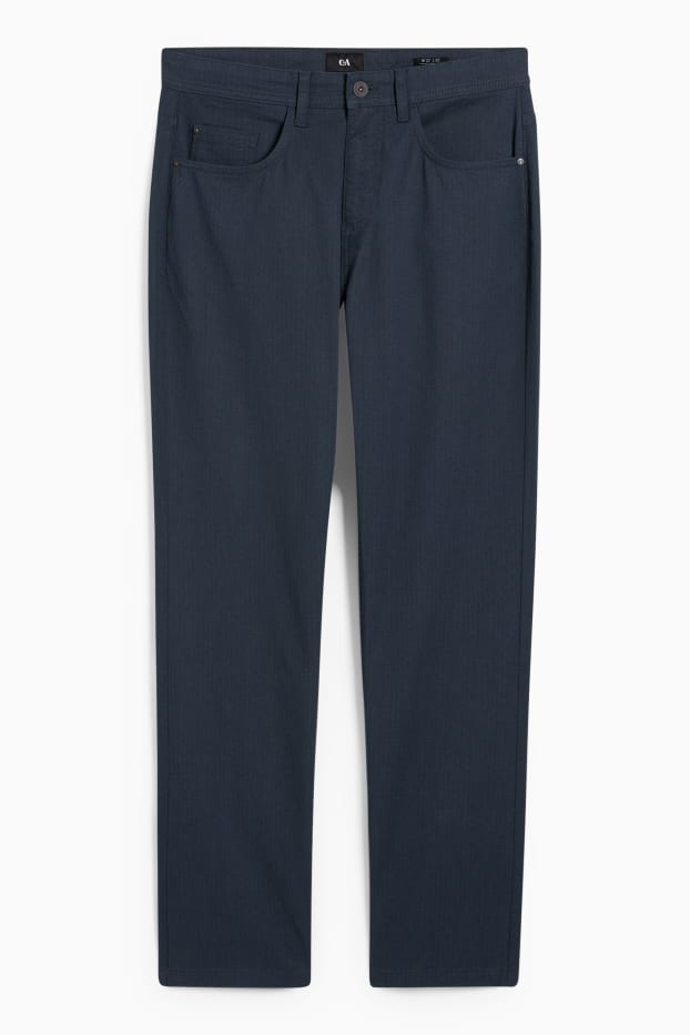 Bărbați - Pantaloni - regular fit - gri închis