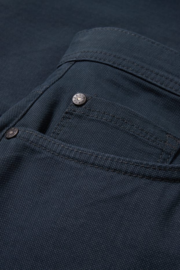 Bărbați - Pantaloni - regular fit - gri închis