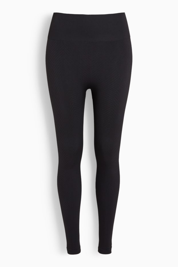 Femei - Colanți - fără cusături - LYCRA® - negru