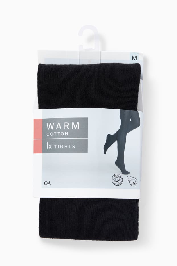 Dámské - Punčochové kalhoty - černá