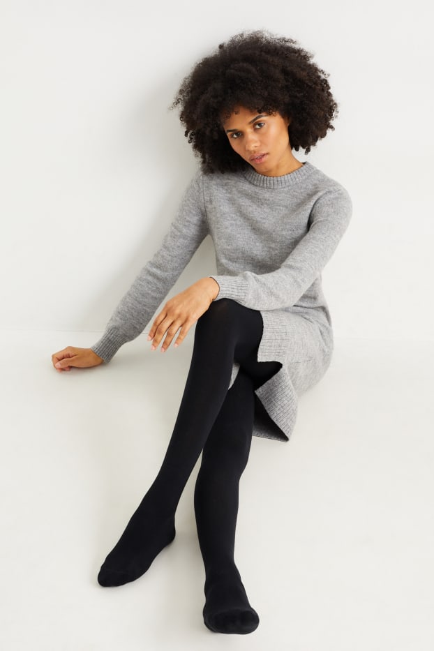 Dámské - Punčochové kalhoty - černá