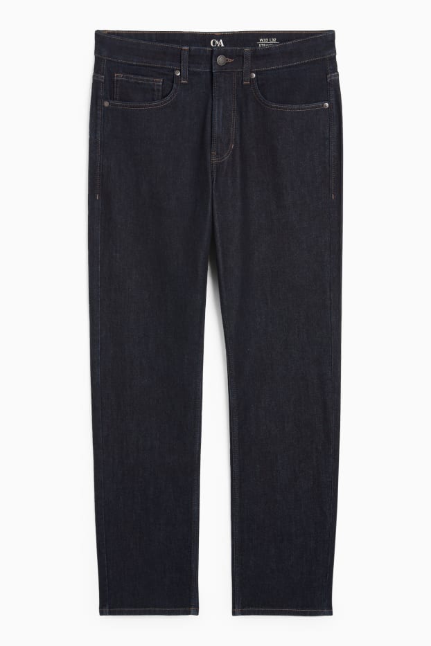 Bărbați - Straight jeans - LYCRA® - denim-albastru închis