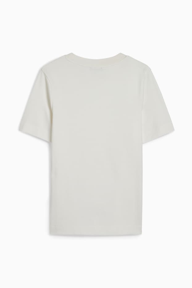 Femei - Tricou - alb-crem