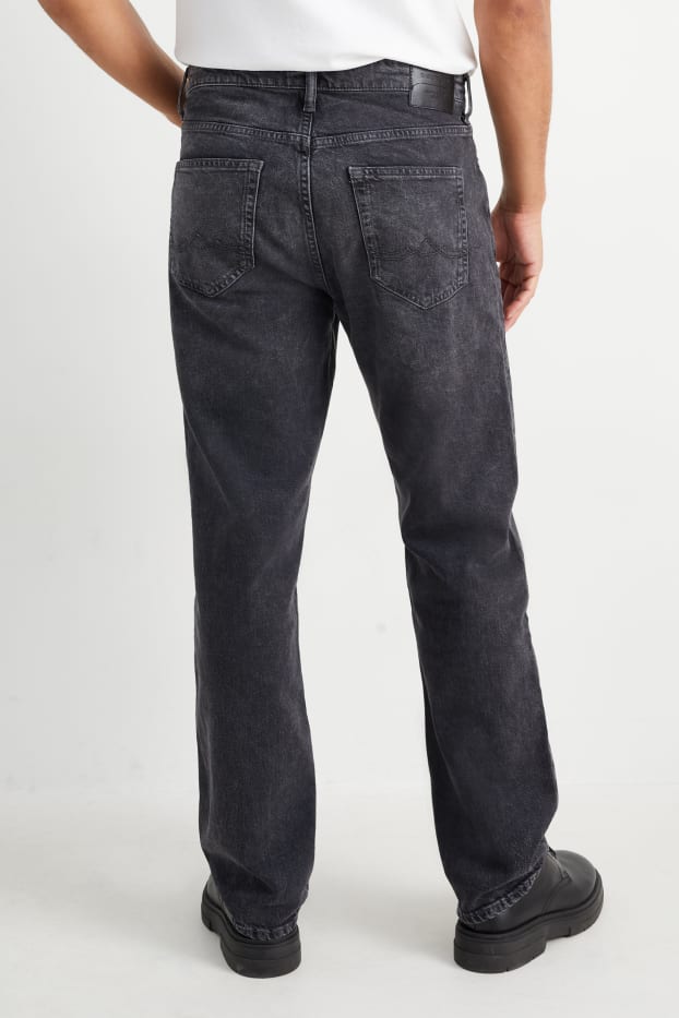 Bărbați - Regular jeans - LYCRA® - denim-gri închis
