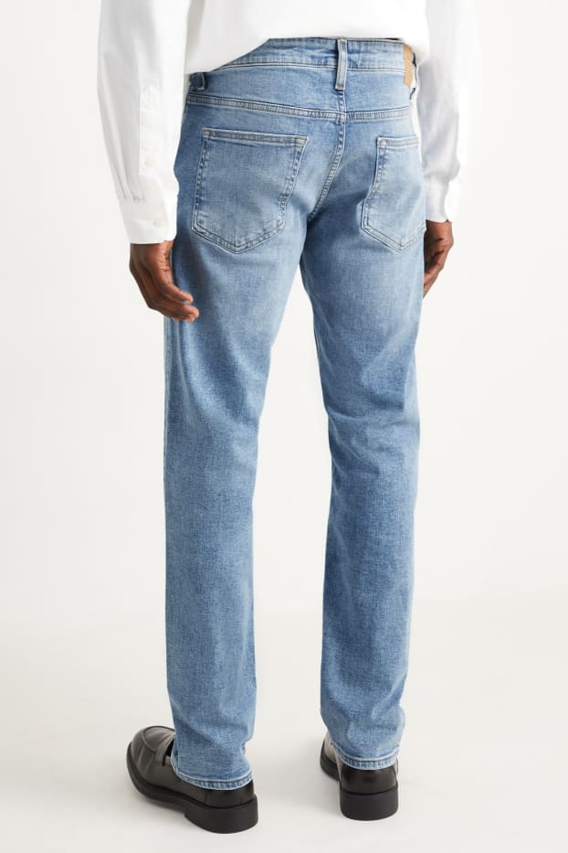 Bărbați - Straight jeans - LYCRA® - denim-albastru deschis