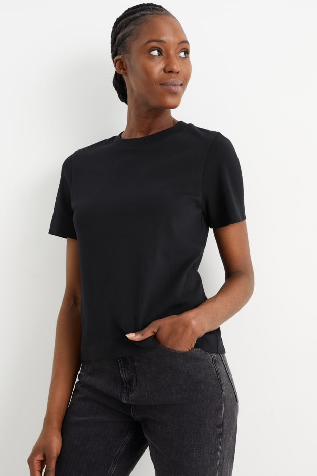 Femei - Tricou - negru