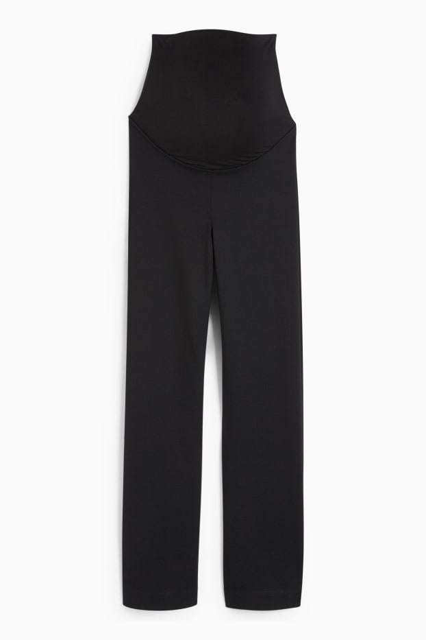 Femei - Pantaloni gravide din jerseu - negru