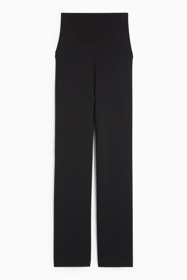 Femei - Pantaloni gravide din jerseu - negru