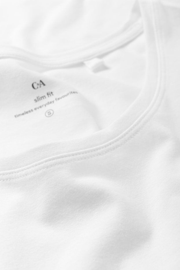 Femei - Multipack 3 buc. - tricou - alb