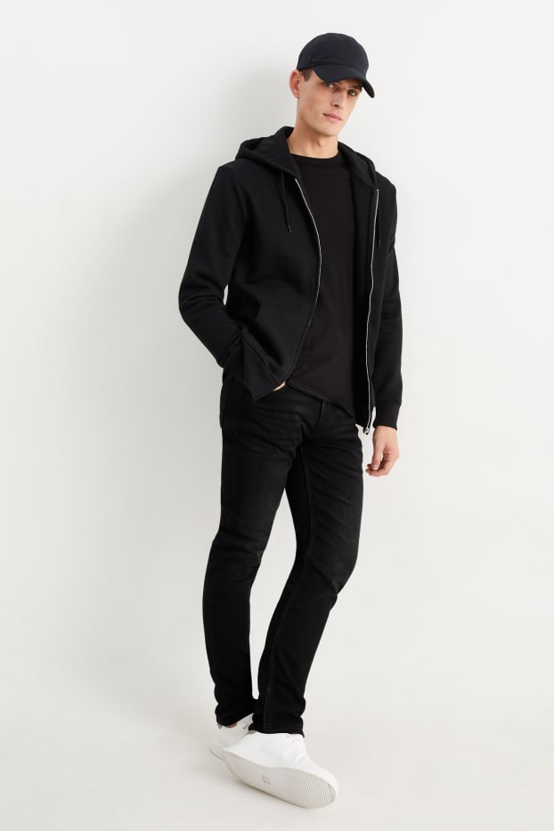 Bărbați - Slim jeans - Flex - jog denim - LYCRA® - negru