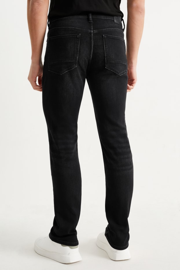 Bărbați - Slim jeans - Flex - jog denim - LYCRA® - negru