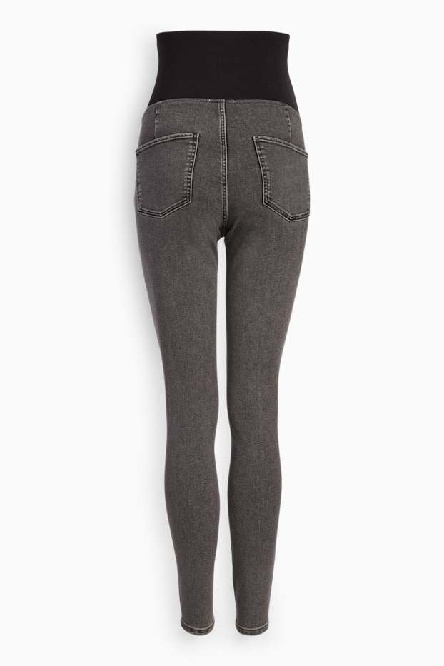 Femei - Jeans gravide - jegging jeans - denim-gri